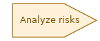 spem diagram of the activity overview: Analyze risks
