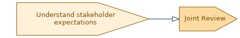 spem diagram of the activity overview: Understand stakeholder expectations